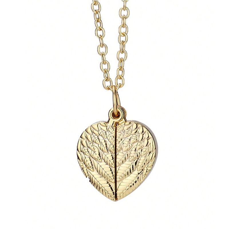 Heart Photo Locket Necklace